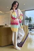 Patsy Chunky Knit Cardigan Brights ~ /20
